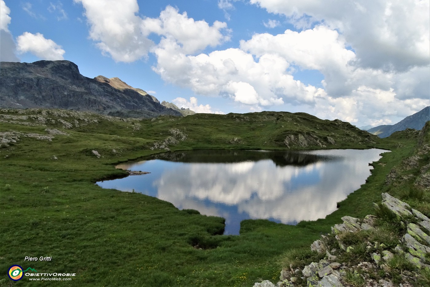 47 E sono sopra il Lago grande del Poris (2176 m).JPG -                                